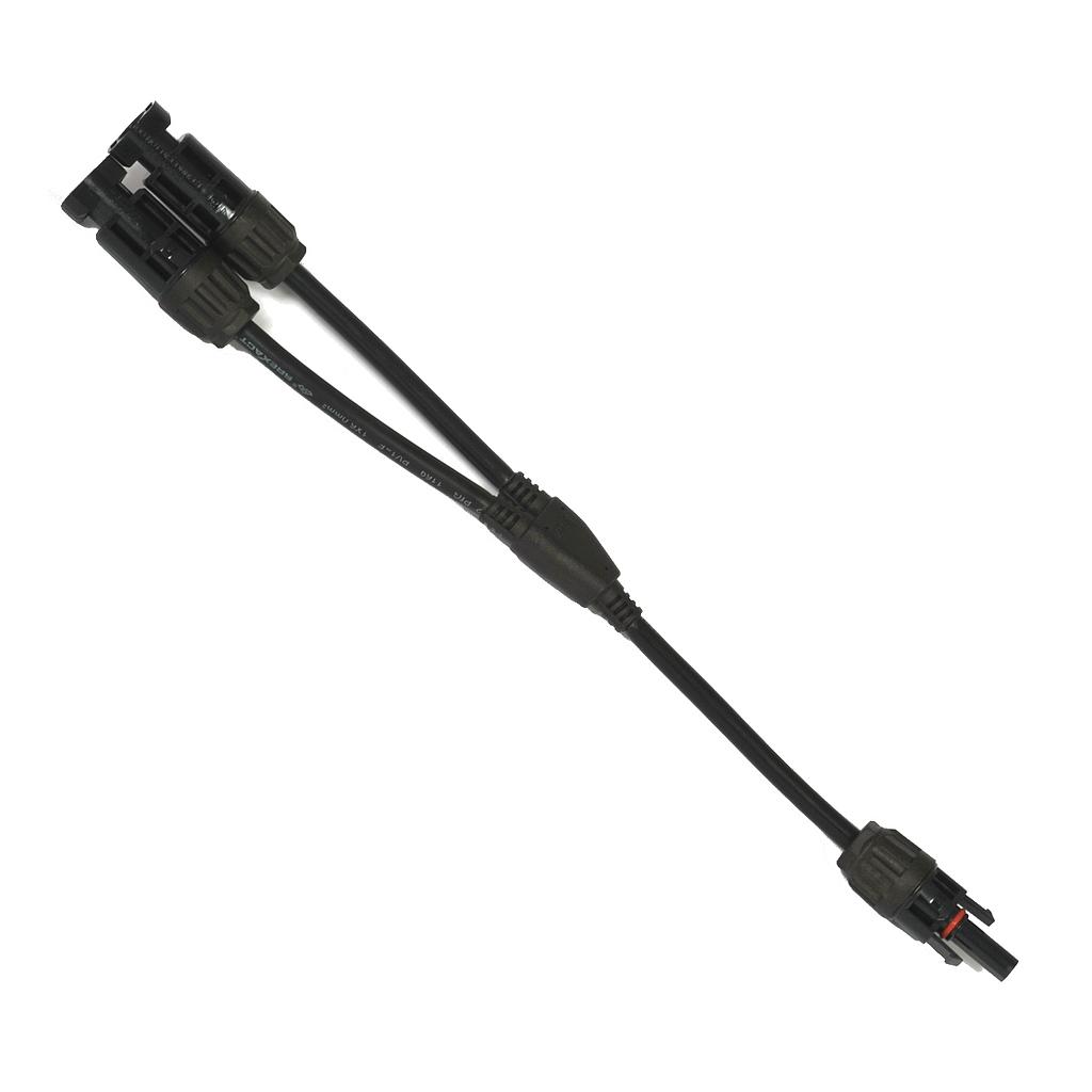 [ELE0609] Conector paralelo FV 1H/2M versión latiguillo | 6mm² |1000V | mismo diámetro que MC4 LCY1H2M - ELECSUN