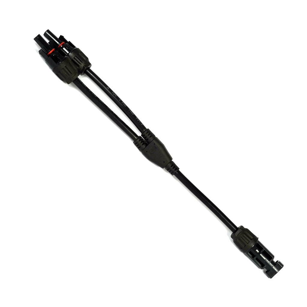 [ELE0610] Conector paralelo FV 1M/2H version latiguillo  | 6mm2  |1000V | mismo diámetro que MC4 LCY1M2H - ELECSUN