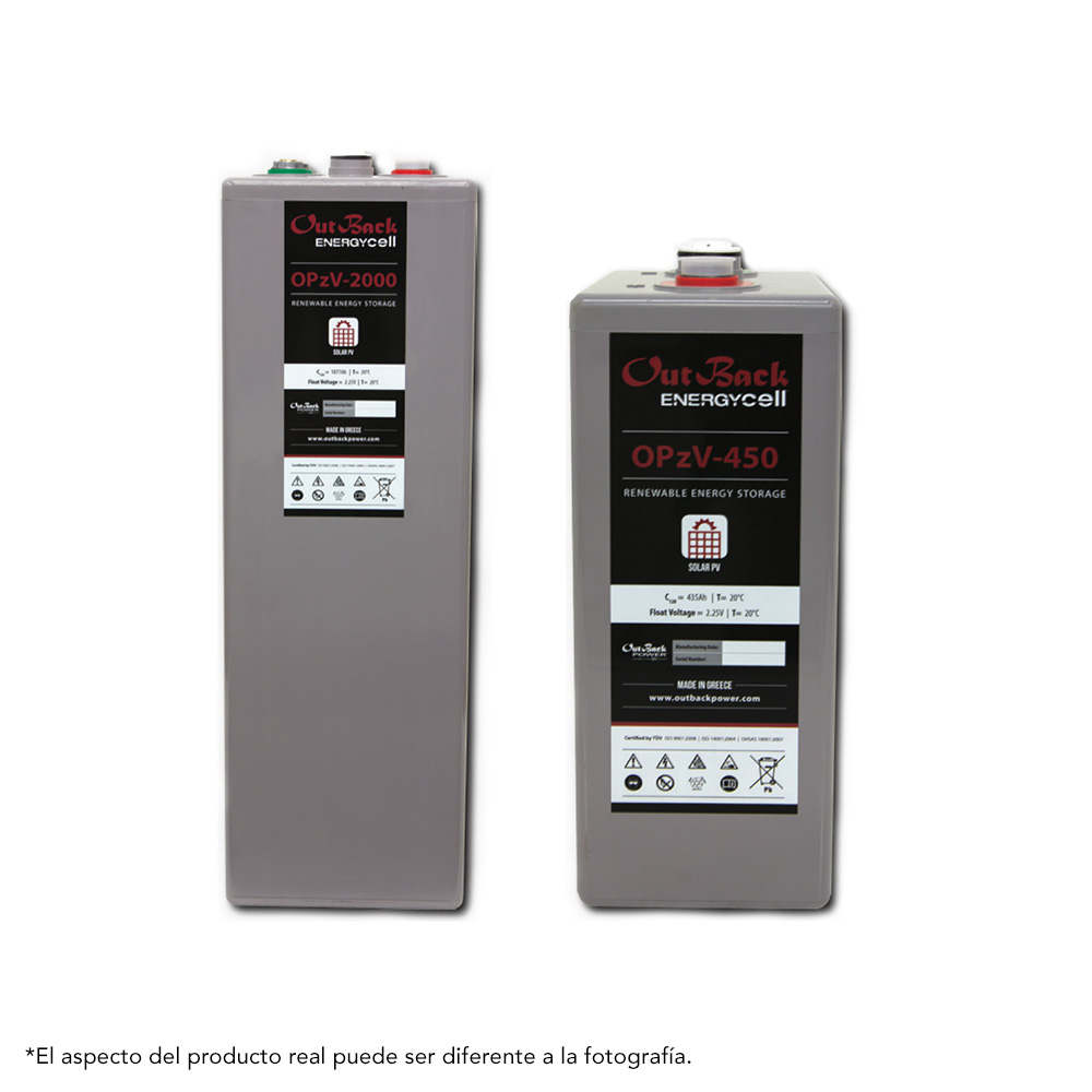 OPzV RES  Valve Regulated Tubular Plate GEL Battery 2V cell 4402Ah@C100 (1.8V@20°C)