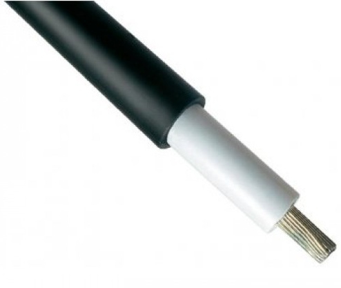 [ELE0630] Solar cable 35mm -40/+120º+UV 0.6/1kV - black (sold by meters) - TECHNO SUN 