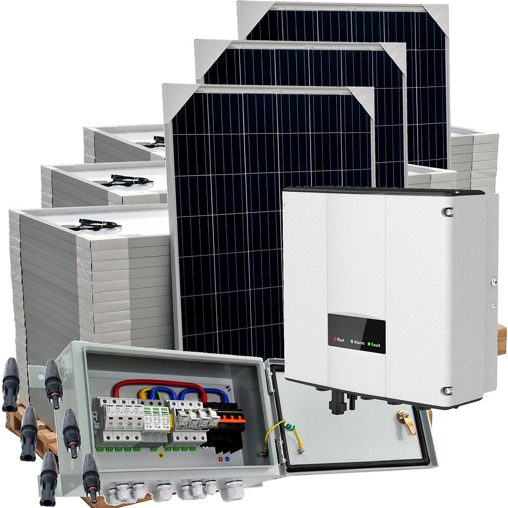 Solar power supply kit for AC pumps - 10CV 3x400V - AQS 10CV T400