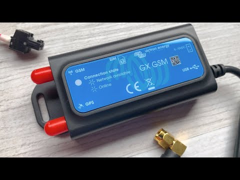 Conexión de un dispositivo Victron GX en Internet y configuración de un GX GSM