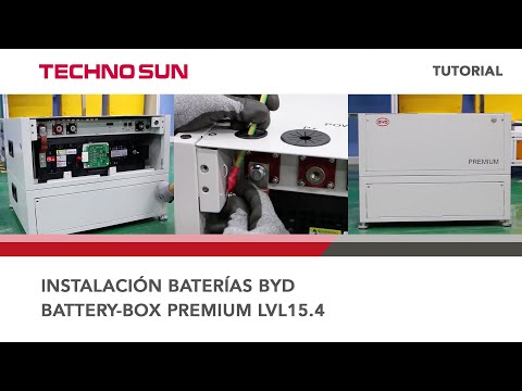 Tutorial de instalación: Baterías de litio solar BYD Battery-Box Premium LVL