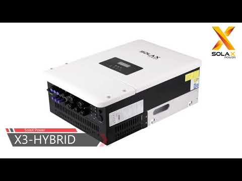 Solax Power  X3 Hybrid  - Visión externa del inversor híbrido